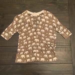 Women’s Ann Taylor Loft Elephant Printed Cardigan